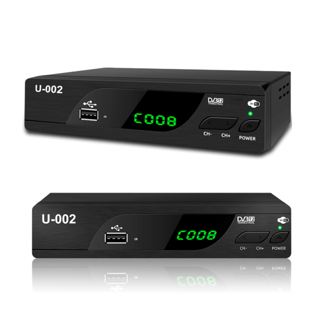 USB2.0 TV Tuner PVR EPG OSD Wifi DVB T2 FTA Receiver Full HD 1080P Digital Mini TV Box with Custom Logo Support H.264