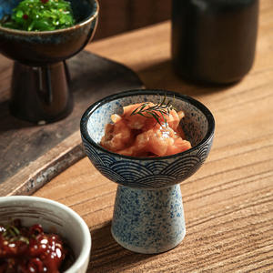 Ciotola per calice in ceramica lucidata in stile giapponese piatto da Dessert Snack Sashimi per feste - Product Image 2