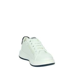 Zapatillas Infantiles Ferre FB-030 Blancas y Azules de Lona, Modelo Moderno - Product Image 5