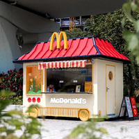 Op Maat Gemaakte Container Huis Food Truck Outdoor Mobiele Food Trailer Ijs Cream Hamburger Food Karren Koffie Restauratie Auto