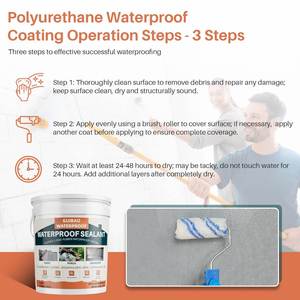 Sellador Impermeable de Poliuretano Transparente, Ecológico y Duradero para Techos, Duchas, Paredes, Cocinas y Claraboyas - Reparación Invisible de Fugas - Product Image 3