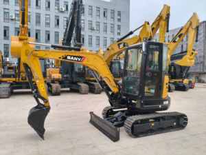 รถขุดขนาดเล็ก Sany SY35U ใหม่ 3 ตัน เครื่องยนต์ Kubota Tier 4 รถขุด 3 ตัน - Product Image 2