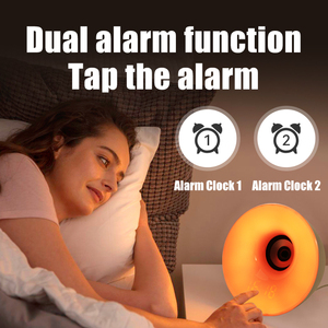 เครื่องบันทึกเสียงสีขาวไฟพระอาทิตย์ขึ้นสำหรับทารกผู้ใหญ่รถยนต์โรงแรมใช้เสียงที่เลือก12เสียงฟังก์ชั่นหน่วยความจำตัวจับเวลาการนอนหลับ - Product Image 3