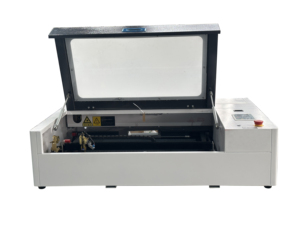 เครื่องแกะสลักและตัดด้วยเลเซอร์ CO2 แบบตั้งโต๊ะ 60/80 100 วัตต์ สำหรับอะคริลิก กระดาษ ไม้ หนัง ตราประทับ ยาง ตัดวัสดุได้หลากหลาย กำลังสูง - Product Image 2