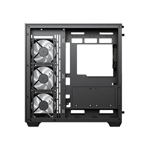 Venta caliente ATX Full Tower Pc Case Gaming Computer Cases Caja de PC de vidrio templado de tres lados con tira de LED en forma de L - Product Image 4