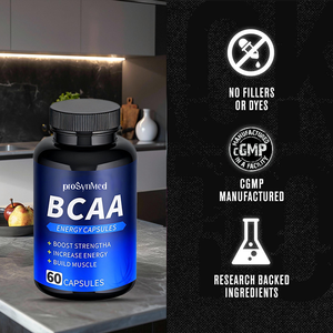 Integratore Proteico BCAA in Capsule a Marchio Privato, Pre-Allenamento per Aumento Muscolare, Nutrizione Sportiva, Vendita all'Ingrosso - Product Image 4