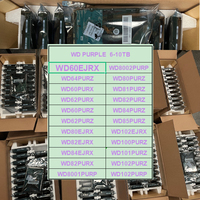 HDD 6TB ungu WD60EJRX 3.5" SATA 6gb/S 5400RPM 64MB monitor Hard Drive 24/7 CCTV DVR NVR AllFrame Firmware MTBF 64HD AI Video