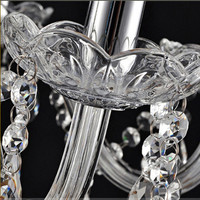 Janelove Style Européen Classiques Lustre En Verre Cristal Transparent Extérieur Hôtel Décorations De Mariage Événement