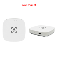 Tuya smart life app Wifi Zigbee Mmwave Capteur de mouvement de présence humaine avec détection de luminance/distance 5/110/220v Smart home