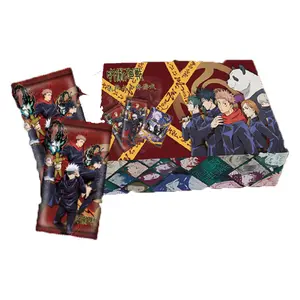 Japanese Anime Jujutsu Kaisen Collection Cards Booster Box Rare Gojo Satoru Fushiguro Megumi TCG Cards Board Game Toys Gifts