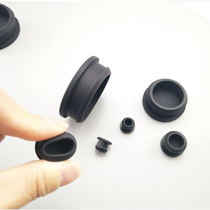 SDPSI2/5Pcs tappi per fori in gomma siliconica a scatto tappi terminali per sbollentare tappo di tenuta per guarnizioni 2.5mm-30mm nero/trasparente/bianco/<span class=keywords><strong>Gr</strong></span> - Product Image 4