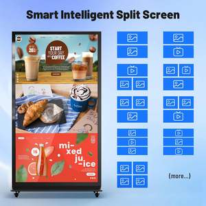 Smart Cloud CMS 43/50/55 Inch Layar Digital Signage Berdiri dengan Pembaruan Konten Jarak Jauh Sinkronisasi Multi-layar untuk Penggunaan Dalam Ruangan - Product Image 2