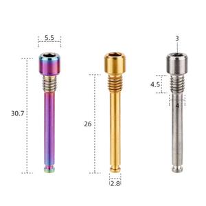 Boulon de plaquette de <span class=keywords><strong>frein</strong></span> à disque hydraulique en alliage de titane pour XTR <span class=keywords><strong>Ultegra</strong></span> M985 R8070 - Product Image 1