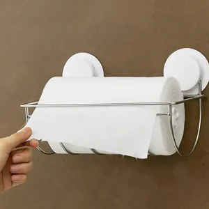 Badkamer Wc-papier Rolhouder Keuken Storage Basket Wall Mount Papieren Handdoek Dispenser