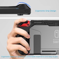 Étui Dockable pour Nintendo Switch – Coque de Protection Hybride en TPU et Acrylique avec Kit de Protection d'Écran
