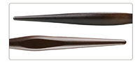 Brosse à barbe en bois à poils de sanglier ioniques pour hommes, avec manche long et peigne – Usage domestique
