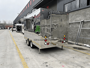 Remolque de Comida ACB de Aluminio Totalmente Equipado con Cocina, Baño y Concesión para Helados en Venta - Product Image 3