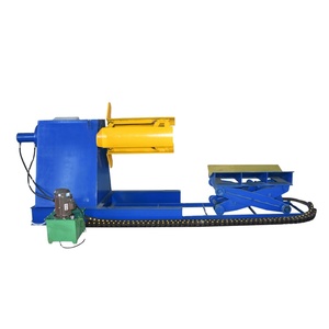 Máquina Desbobinadora y Rebobinadora Automática de 3t, 5t, 7t, 10t con Carro Pequeño, Desbobinador Hidráulico de Bobinas de Acero de 5 Toneladas - Product Image 1