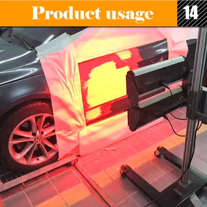 Lampe de traitement de peinture infrarouge à panneau numérique 220V avec deux ampoules - Product Image 5