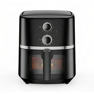 Freidora de Aire de 5.5L, Bandeja Antiadherente Desmontable, Perillas Dobles, Ventana Visible, Protección Contra Sobrecalentamiento, Fácil de Limpiar para Cocinas Modernas - Product Image 1