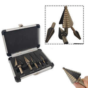 Juego de Brocas Escalonadas de Acero de Alta Velocidad, 5 Piezas, Tamaño Imperial, con Estuche de Aluminio - Product Image 3