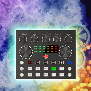 Tarjeta de sonido en vivo V8S con micrófono BM800 para reproductores de juegos y <span class=keywords><strong>mezclador</strong></span> de <span class=keywords><strong>DJ</strong></span> para transmisión en vivo en <span class=keywords><strong>YouTube</strong></span> - Product Image 2