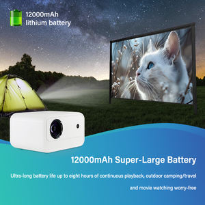 Nhà Máy OEM Rạp Hát Tại Nhà Máy Chiếu Độ Sáng Cao 300 ANSI Thông Minh <span class=keywords><strong>Android</strong></span> Full HD 1080P Pin 12000MAh Máy Chiếu Di Động - Product Image 3