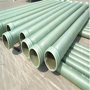 Tuyau en FRP pour l'industrie minière |   Tuyau en plastique renforcé de verre résistant à l'usure avec service de découpe Anti-feu et anti-corrosion - Product Image 1