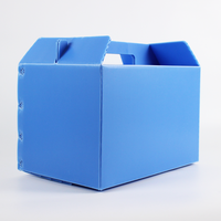 Vente directe de boîte en plastique ondulé pp boîte de panneaux en nid d'abeille PP boîte en plastique