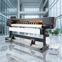 Plotter de Gran Formato de 1.9m con Cabezal Único XP600 I3200, Automático, para Pancartas Flexibles, Pósteres Publicitarios, con Tinta Solvente