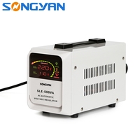 Regulador de Voltaje CA Monofásico de 500VA 220V con Control por Relé, Protector de Sobretensión CA, Estabilizador de Voltaje