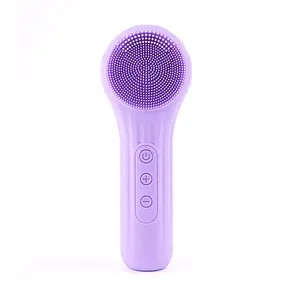 2023 Best Supplier personal care skin facial electric face massager rf skin machine facial cleansing brush silicone