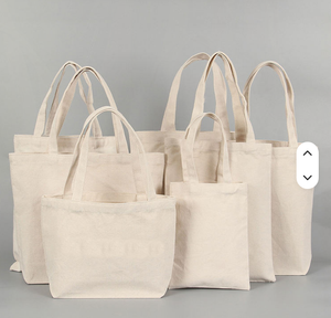 Sac fourre-tout en toile avec logo imprimé personnalisé, sac de shopping en coton de grande taille avec poche zippée, sac pour femme <span class=keywords><strong>pas</strong></span> <span class=keywords><strong>cher</strong></span>, vente en gros - Product Image 1