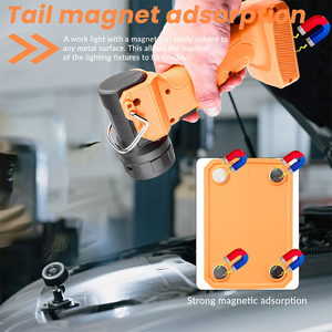 Nuevo estilo transfronterizo que puede colgar 90 unidades °   Luz de trabajo giratoria, luz potente, linterna de emergencia, luz de mantenimiento - Product Image 4