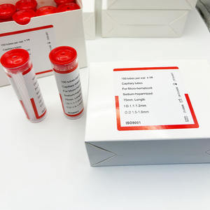 Tubos Capilares de Vidrio Azul de 75 mm, 100 Unidades, 1.1 mm de Diámetro Interior y 1.5 mm de Diámetro Exterior, Ambos Extremos Abiertos, OEM XZ LAB SUPPLIES, Garantía de 3 Años, Convenientes - Product Image 2