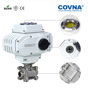 วาล์วบอลสแตนเลสแบบเชื่อมเต็มตัว 3 ชิ้น 2 ทาง รุ่น COVNA HK60-Q-3PS-H พร้อมมอเตอร์ไฟฟ้า - Product Image 5