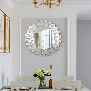 <span class=keywords><strong>2022</strong></span> nouvelle lumière luxe Style européen américain grand miroir <span class=keywords><strong>de</strong></span> <span class=keywords><strong>salle</strong></span> <span class=keywords><strong>de</strong></span> <span class=keywords><strong>bain</strong></span> suspendu Art moderne verre épissure décoratif décor à la maison - Product Image 3
