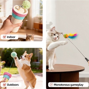 ของเล่นแมวไฟฟ้ารุ่นใหม่ TK อัพเกรดแล้ว - ของเล่นเสริมพัฒนาการแบบอินเทอร์แอคทีฟ ปลอดภัย ช่วยพัฒนาสติปัญญา สำหรับคนขี้เกียจ ใช้งานอัตโนมัติ - Product Image 4