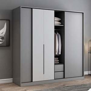 Armarios Empotrados de Diseño Más Reciente, Muebles de Dormitorio, Armarios de MDF con Puerta Corredera - Product Image 2