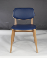 Chaise de salle à manger moderne en bois, structure en hêtre massif pour usage extérieur - Fournisseur de meubles de table pour appartement