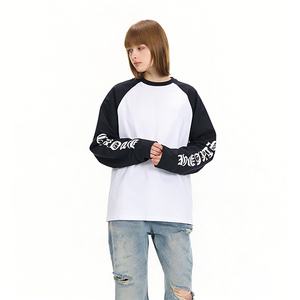 Camiseta Personalizada para Hombre 2026, Diseño de Moda, Algodón Cromado, Estampado de Corazón, Manga Larga - Product Image 1