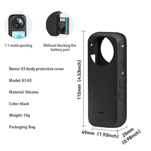 Accesorios para Cámara, Protector Adhesivo Económico, Protectores de Lente Doble, Lente Protectora para <span class=keywords><strong>Insta</strong></span> <span class=keywords><strong>360</strong></span> <span class=keywords><strong>One</strong></span> <span class=keywords><strong>R</strong></span> X2 X3 X4 X5 - Product Image 5