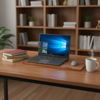 Bureau d'ordinateur portable mural pliable, design moderne, gain de place, surface en métal durable, mini bureau d'ordinateur de marque supérieure