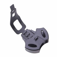 Pochette Molle noire étanche en plastique/nylon à 3 emplacements pour holster tactique extérieur à dégagement rapide, grossissement 8X, portable