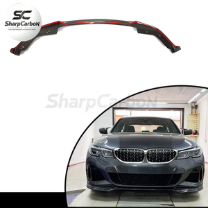 Divisor de Parachoques Delantero de Fibra de Carbono G20 para <span class=keywords><strong>BMW</strong></span> G20 <span class=keywords><strong>330i</strong></span> M340i <span class=keywords><strong>M</strong></span> <span class=keywords><strong>Sport</strong></span> Sedan 2019 <span class=keywords><strong>2020</strong></span> - Product Image 2