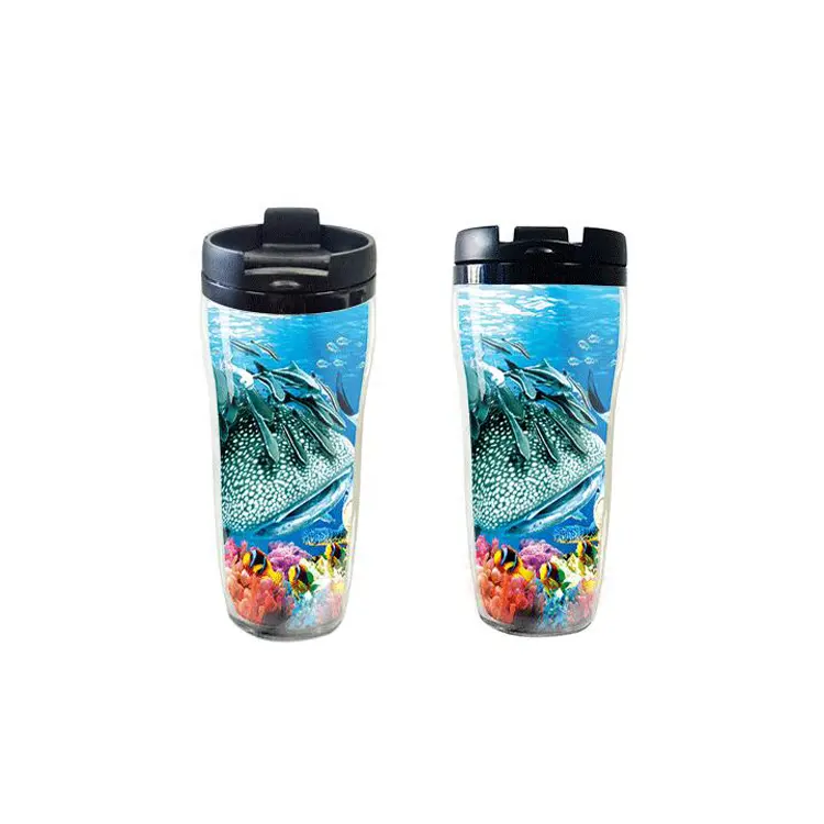 Hot selling 3d lenticular cup for promotional 3d hologram cup for drinking
