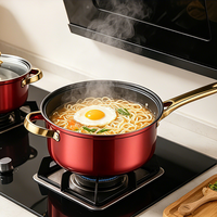 Juego de Ollas FLEY de 12 Piezas de Acero Inoxidable para el Hogar, Ollas Duraderas para Cocinar, Productos Clásicos de Cocina con Acabado Espejo