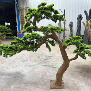 Высокореалистичные искусственные кедры и сосны для ландшафтного дизайна, бонсай, большие искусственные сосны - Product Image 6