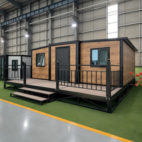 Maison préfabriquée pliable et extensible de 20/40 pieds, 2/3 chambres, norme australienne, en vente