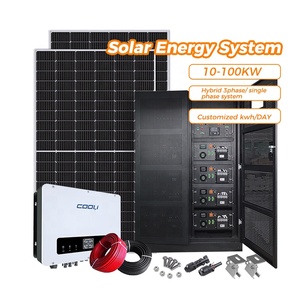 ระบบจัดเก็บพลังงานอุตสาหกรรมและพาณิชย์ Cooli 10kw-100kw ระบบพลังงานแสงอาทิตย์ 50 กิโลวัตต์ สำหรับบ้าน ระบบพลังงานแสงอาทิตย์ 30 กิโลวัตต์ พร้อมรายการราคา - Product Image 1